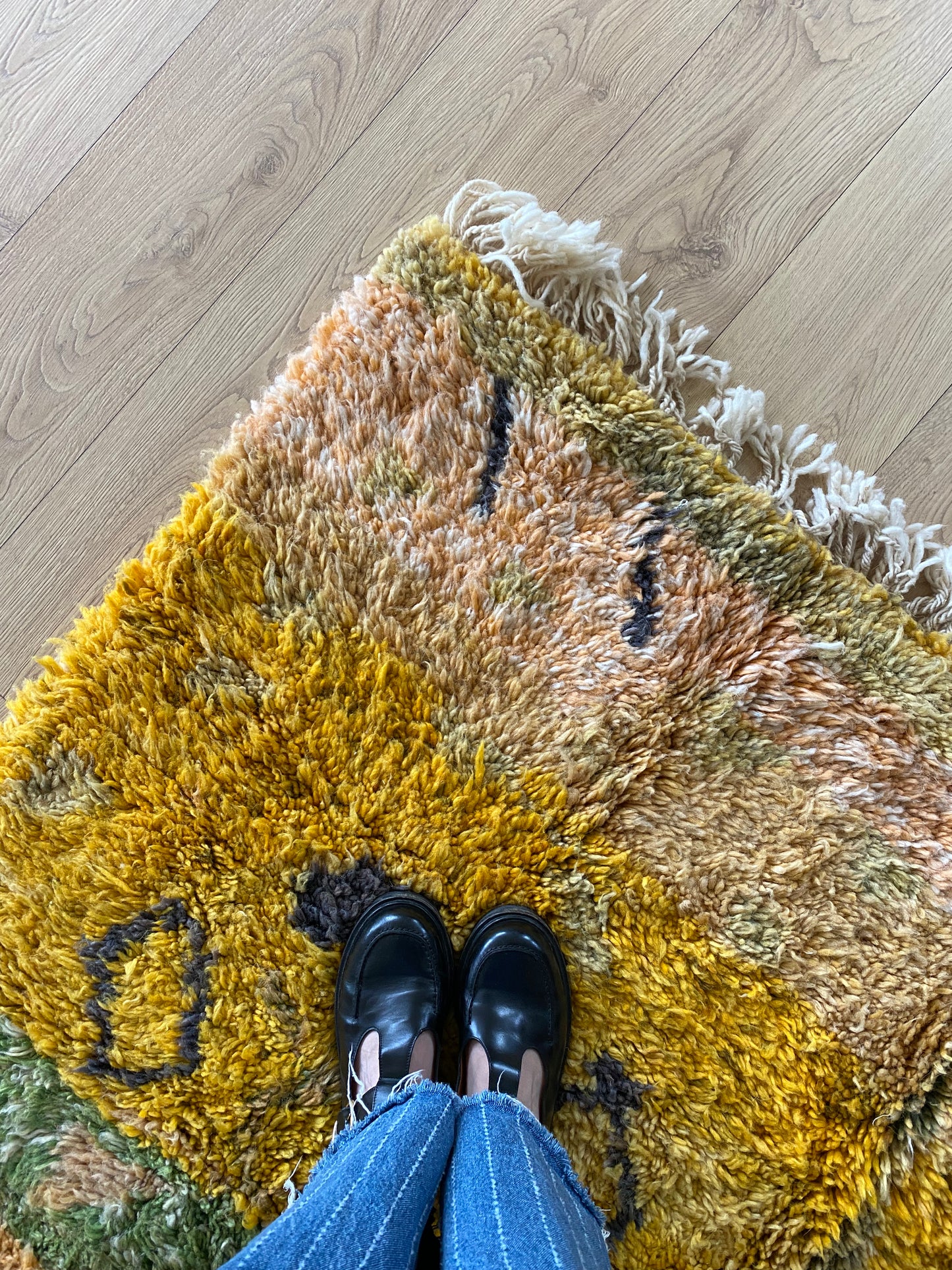 Beni Ouarain Moroccan Colorful Rug (1148) 265x175cm - Kenya