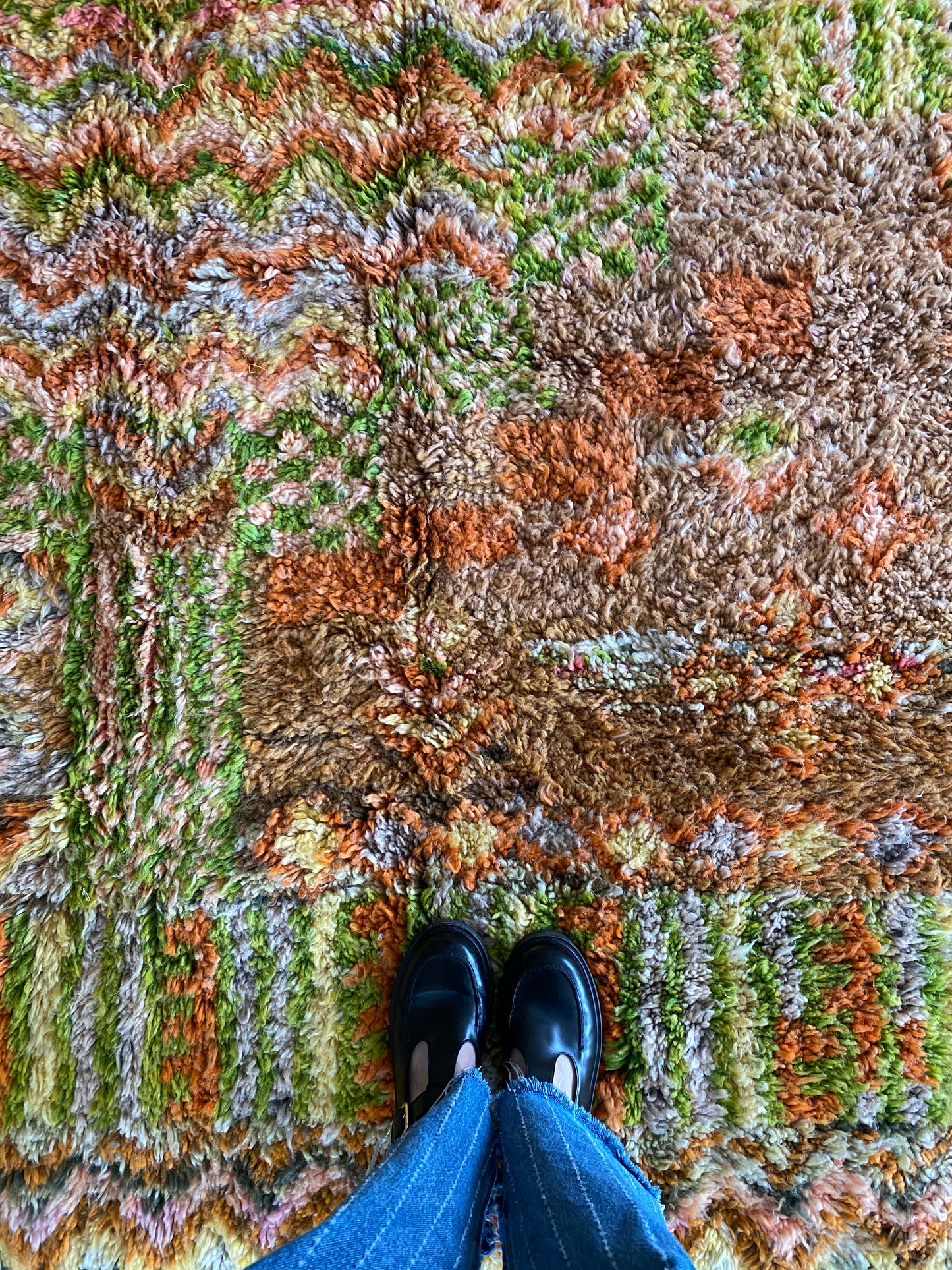 Beni Ouarain Moroccan Colorful Rug (1206) 290x200cm - Flora