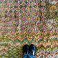 Beni Ouarain Moroccan Colorful Rug (1206) 290x200cm - Flora