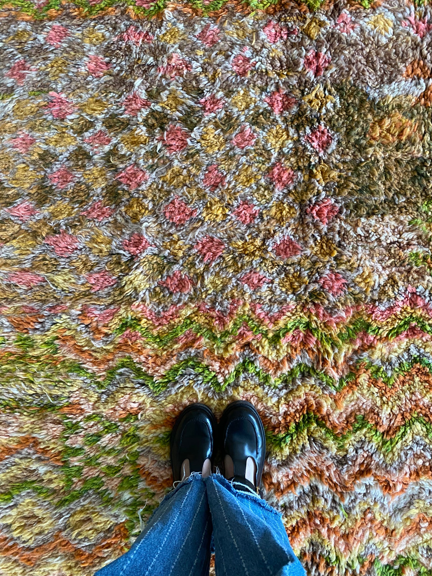 Beni Ouarain Moroccan Colorful Rug (1206) 290x200cm - Flora