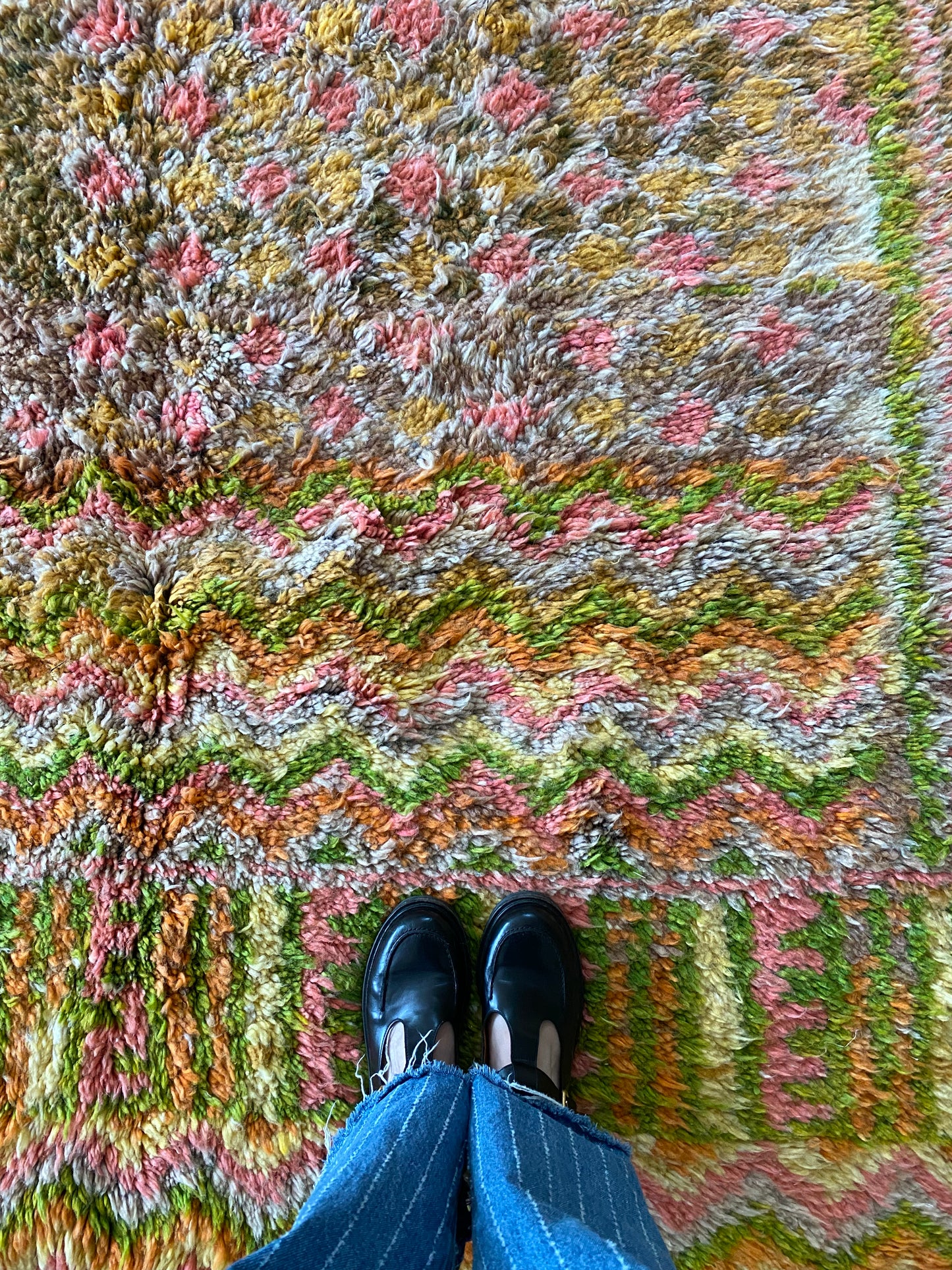 Beni Ouarain Moroccan Colorful Rug (1206) 290x200cm - Flora