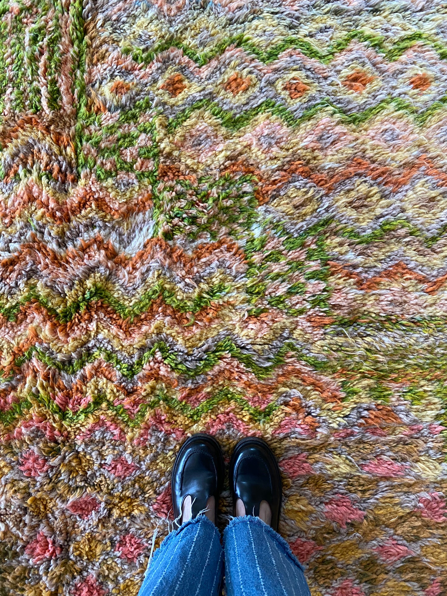 Beni Ouarain Moroccan Colorful Rug (1206) 290x200cm - Flora