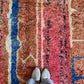 Beni Ouarain Moroccan Colorful Rug (1248) 240x150cm - Japan