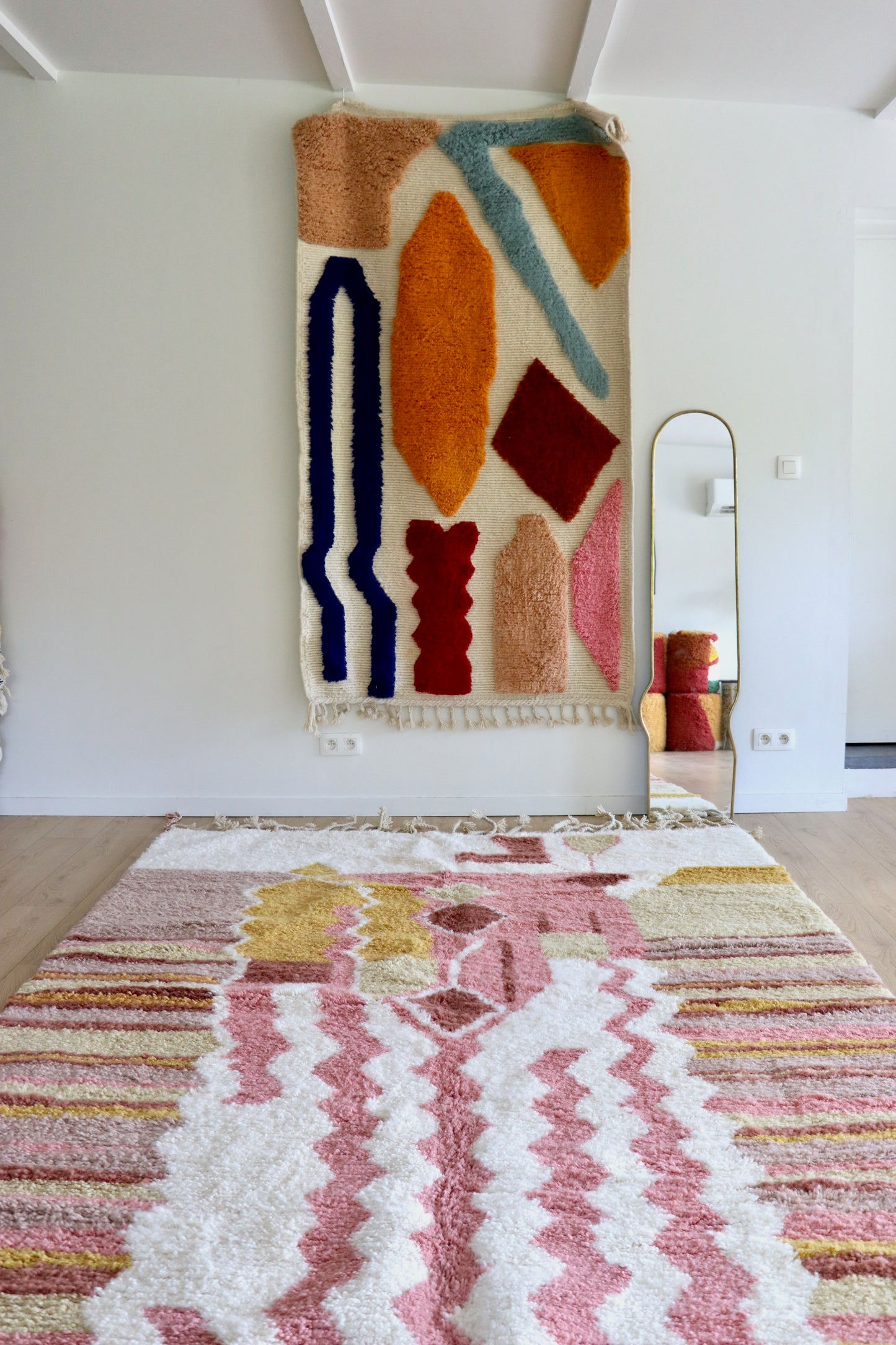 Tree of Colors Design Berber Rug (1226) 295x205cm - Sorbet