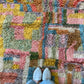Beni Ouarain Moroccan Colorful Rug (1219) 253x168cm - Fairy Fields