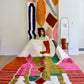 Tree of Colors Design Berbertapijt (1223) 287x210cm - Olive
