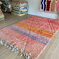 Beni Ouarain Moroccan Colorful Rug (1234) 300x210cm - Sunset