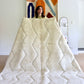 Mrirt Moroccan Rug (1233) 308x207cm - White Sand