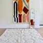 Mrirt Moroccan Rug (1233) 308x207cm - White Sand
