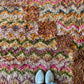 Tapis Beni Ouarain coloré (1290) 292x203cm - Flower Fields Orange