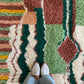 Tree of Colors Design Berber Rug (1229) 287x200cm - Emerald