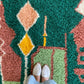 Tree of Colors Design Berber Rug (1229) 287x200cm - Emerald