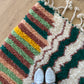 Tree of Colors Design Berber Rug (1229) 287x200cm - Emerald