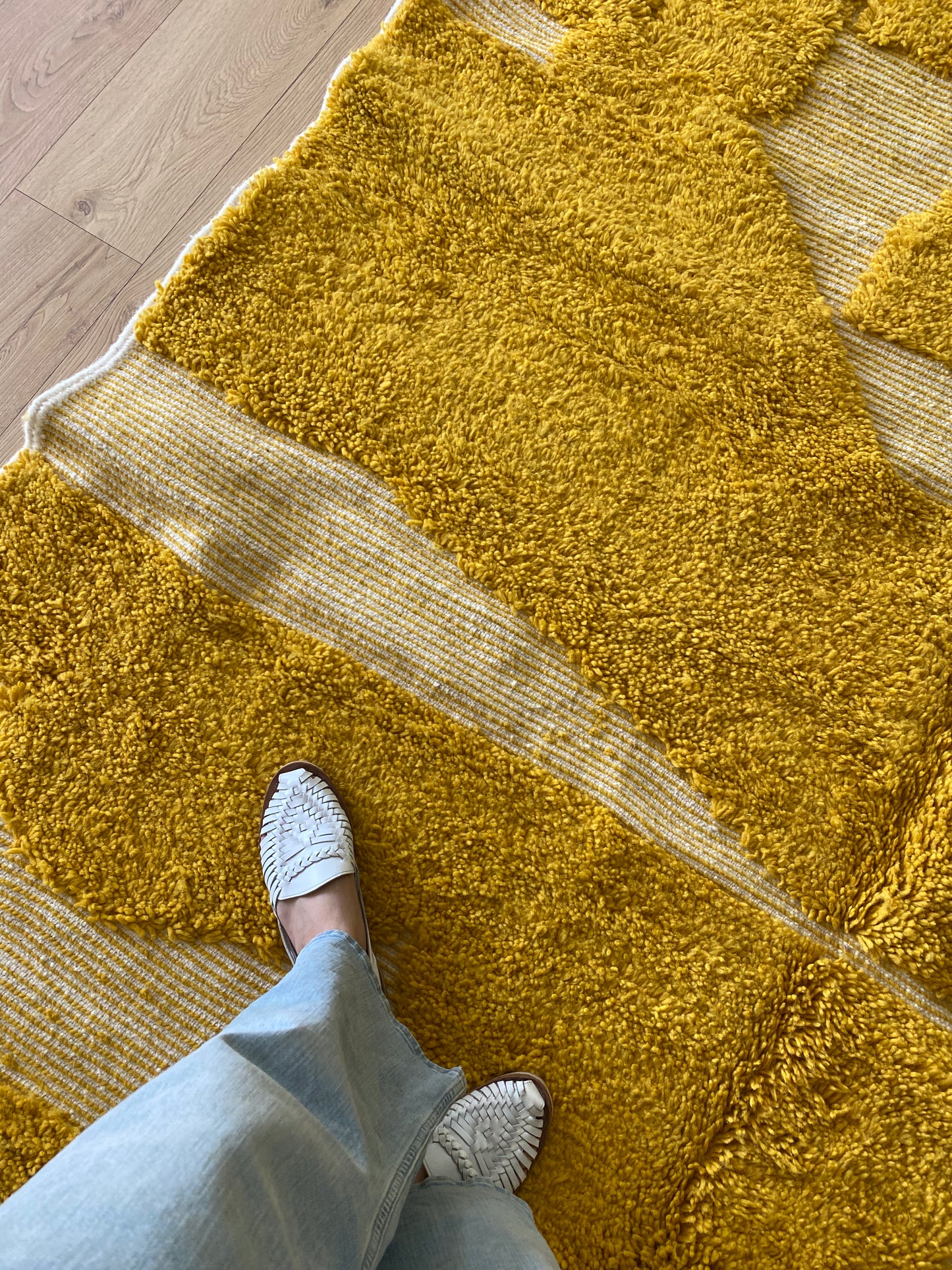 Beni Ouarain Moroccan Colorful Rug (1224) 301x202cm - Rainbow & Sunshine