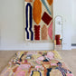 Beni Ouarain Moroccan Colorful Rug (1246) 245x164cm - Retro