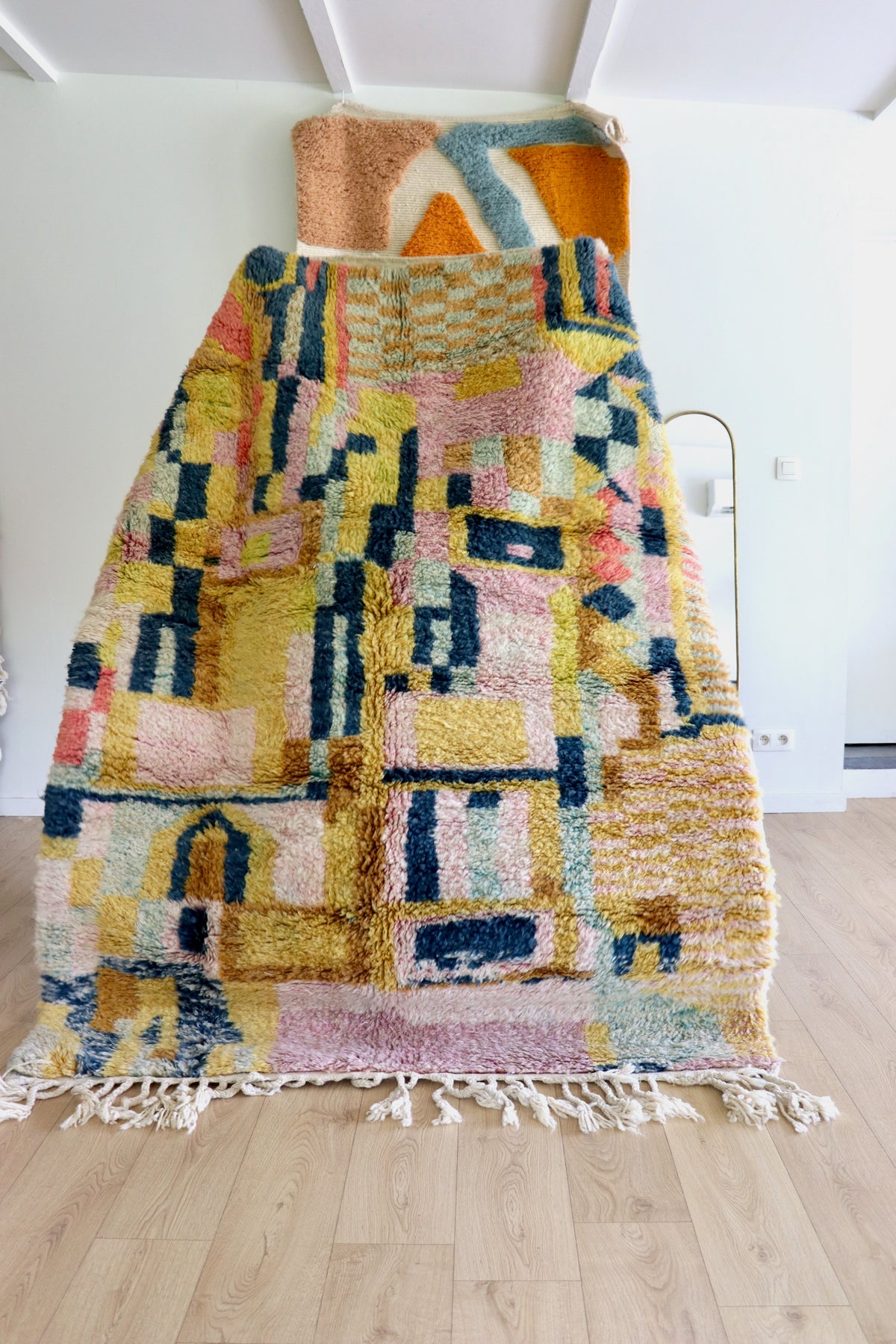 Beni Ouarain Moroccan Colorful Rug (1247) 227x157cm - Let's Play