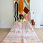 Tapis Beni Ouarain coloré (1249) 256x158cm - Pyramids at Sunrise