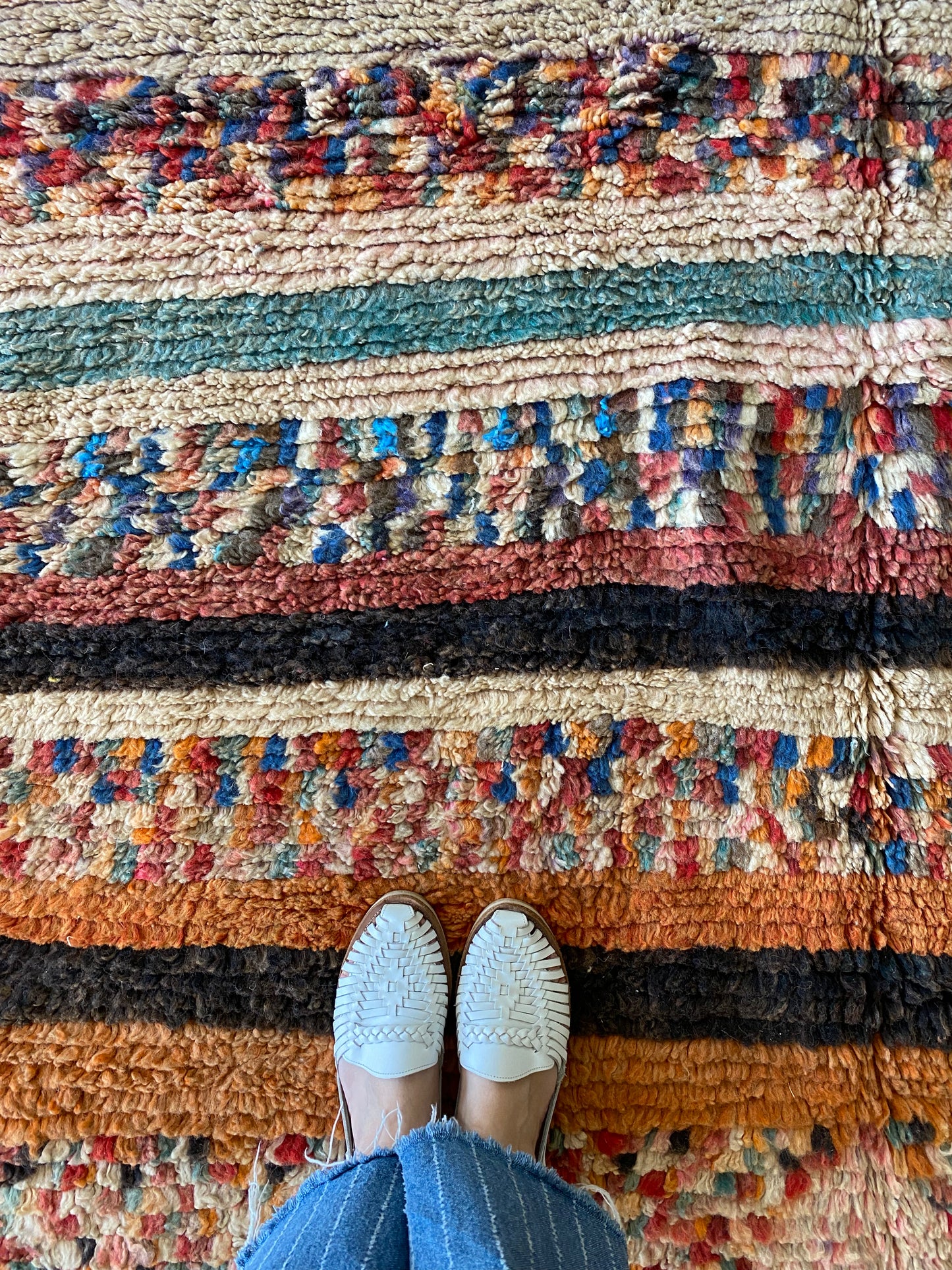 Boujaad Moroccan Colorful Rug (1264) 266x160 - Edmund