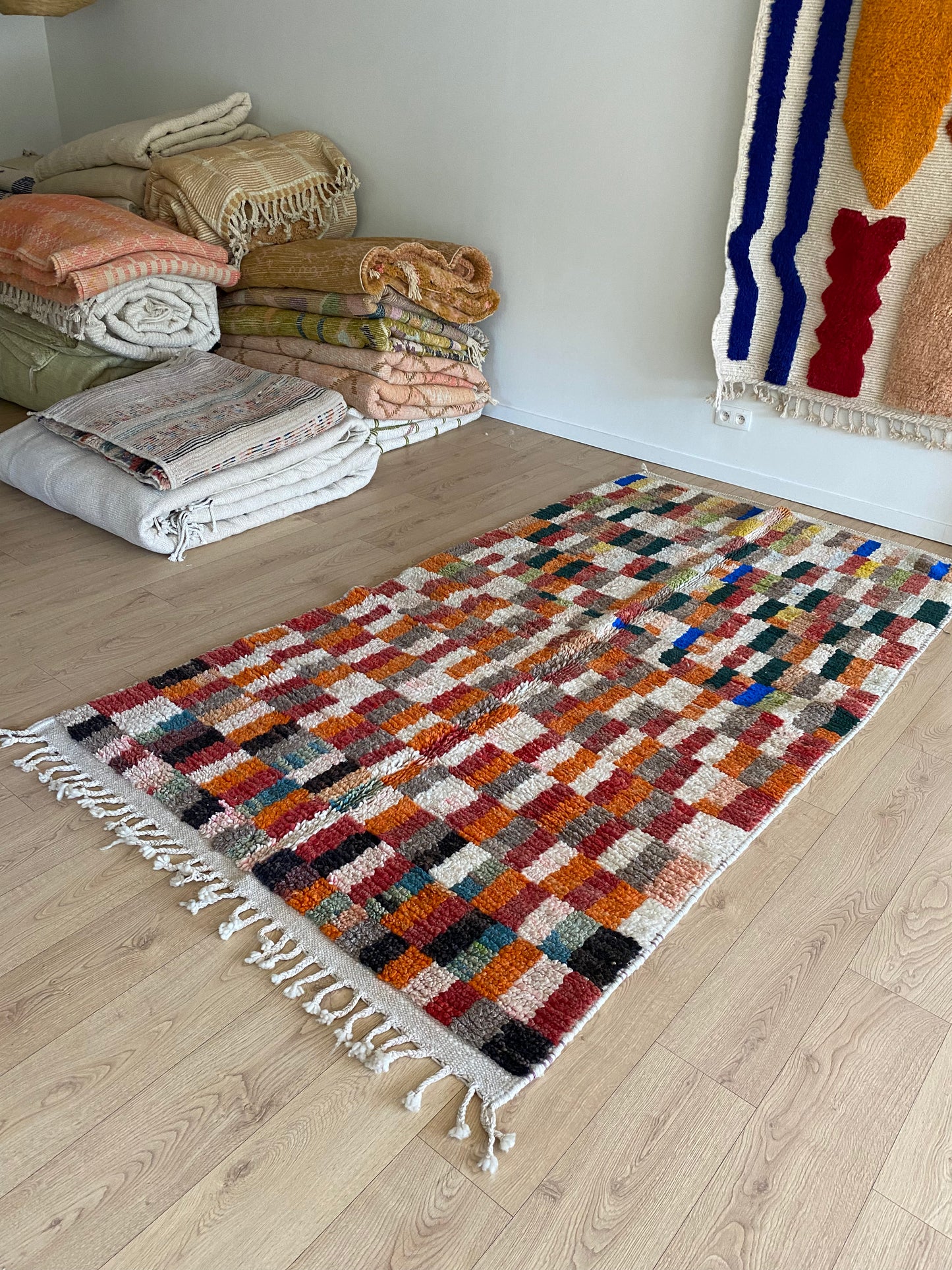 Boujaad Moroccan Colorful Rug (1265) 273x149 - At the Square