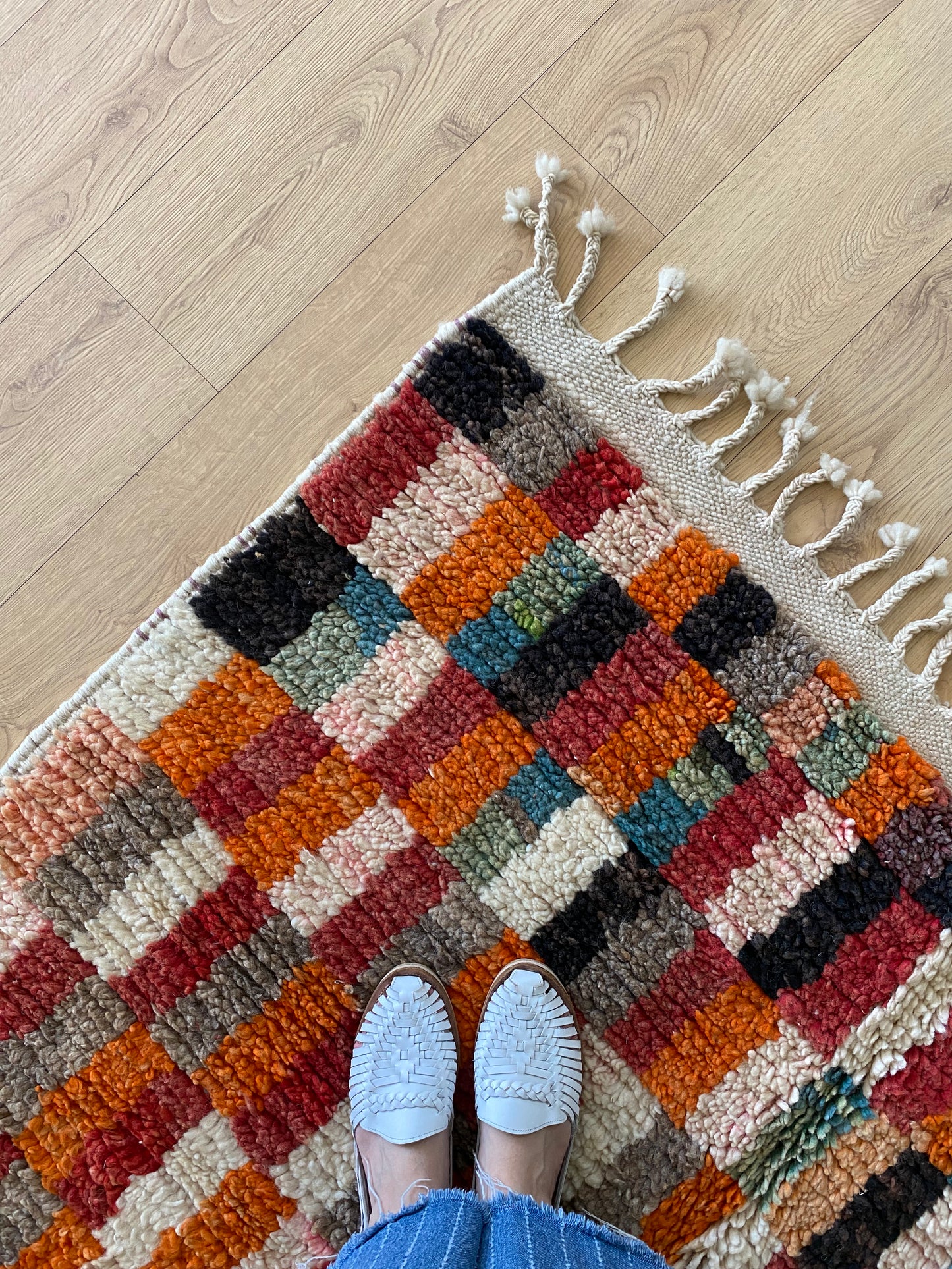 Boujaad Moroccan Colorful Rug (1265) 273x149 - At the Square