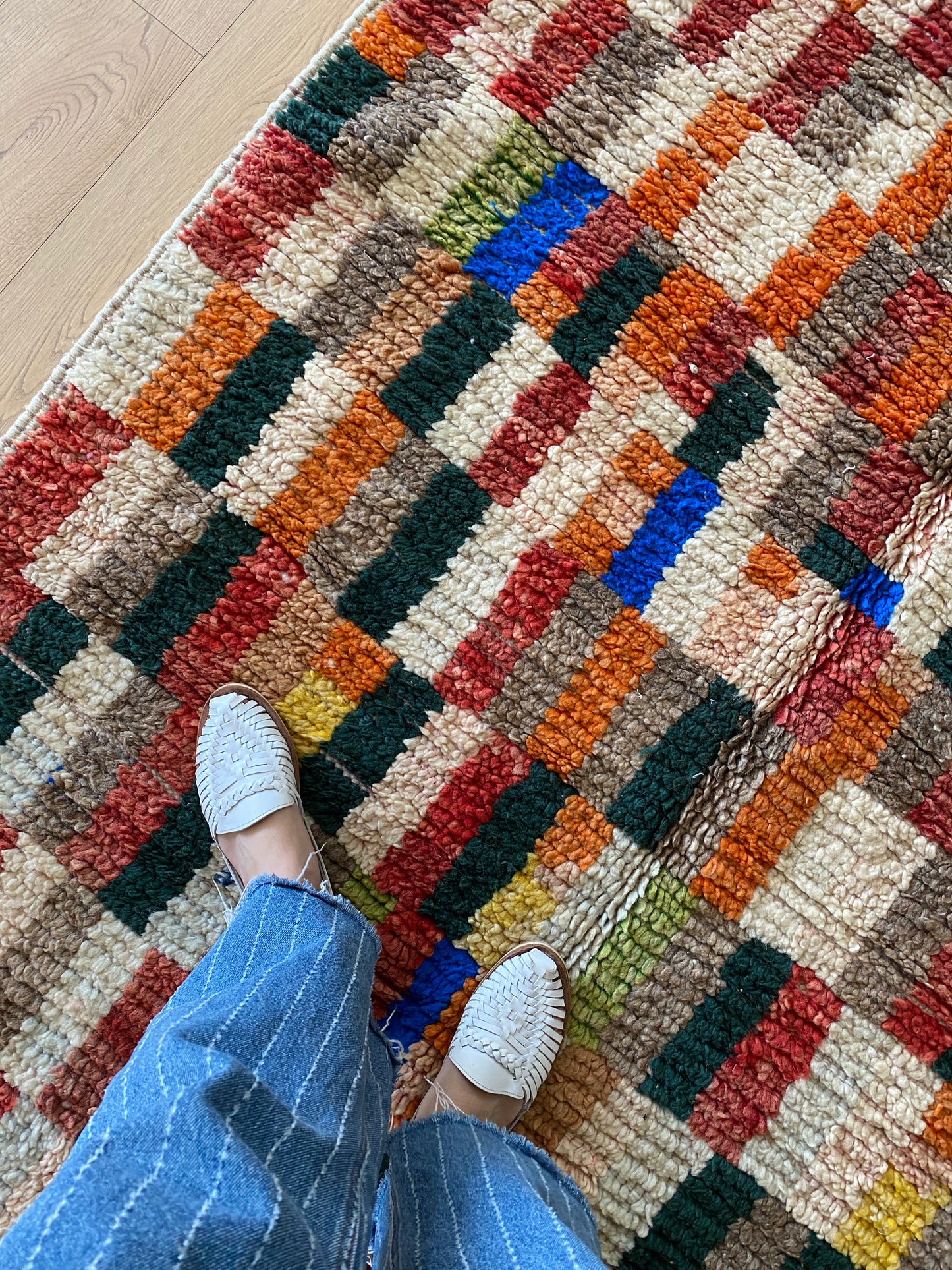 Boujaad Moroccan Colorful Rug (1265) 273x149 - At the Square