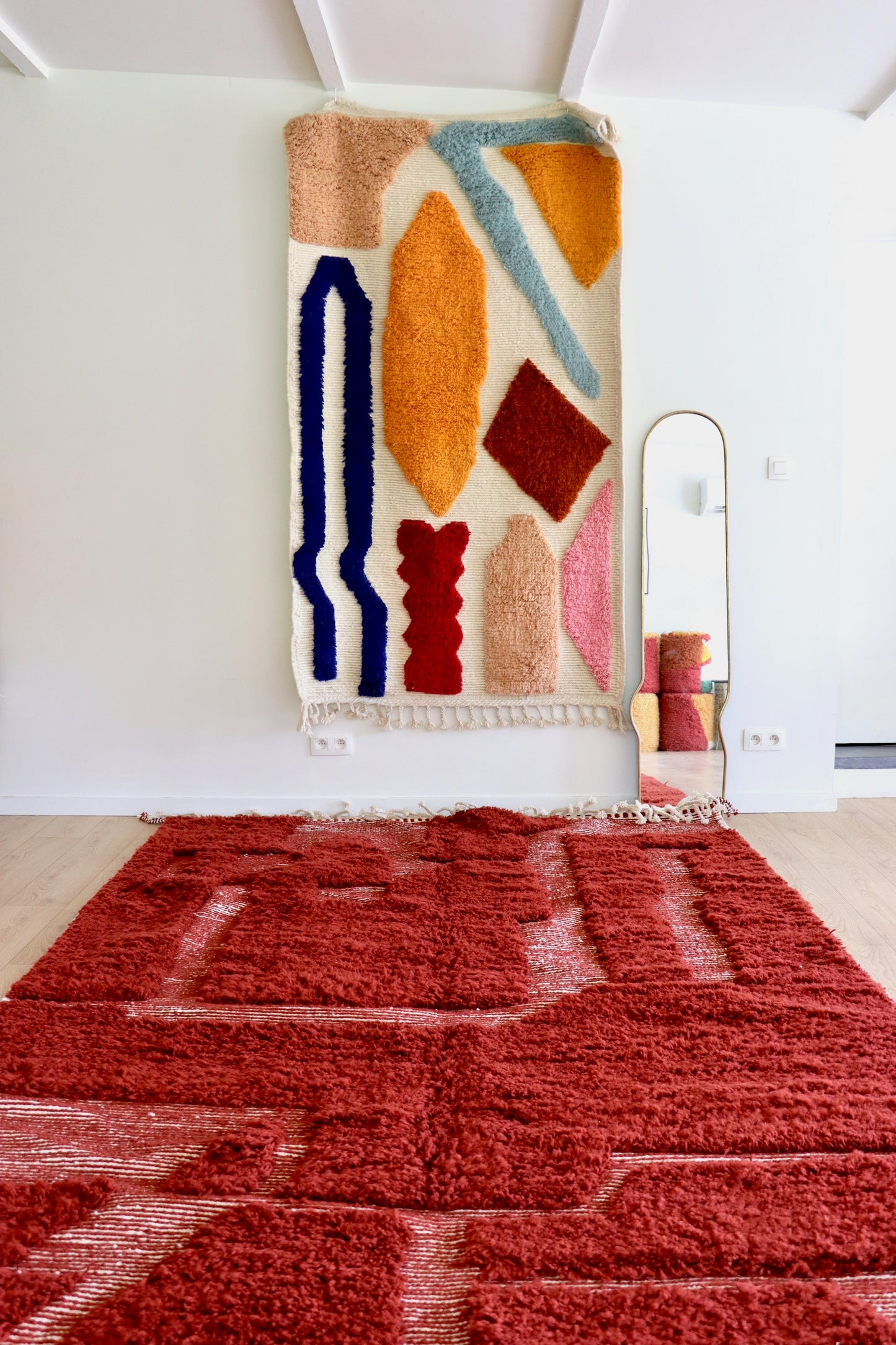 Beni Ouarain Moroccan Colorful Rug (1231) 294x205cm - Mars