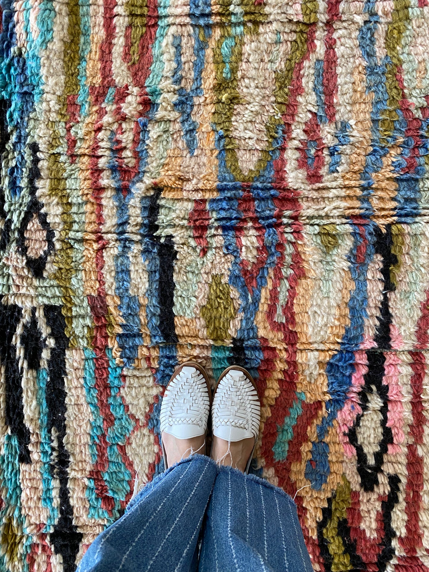 Boujaad Moroccan Colorful Rug (1273) 299x197 - Go with the Flow
