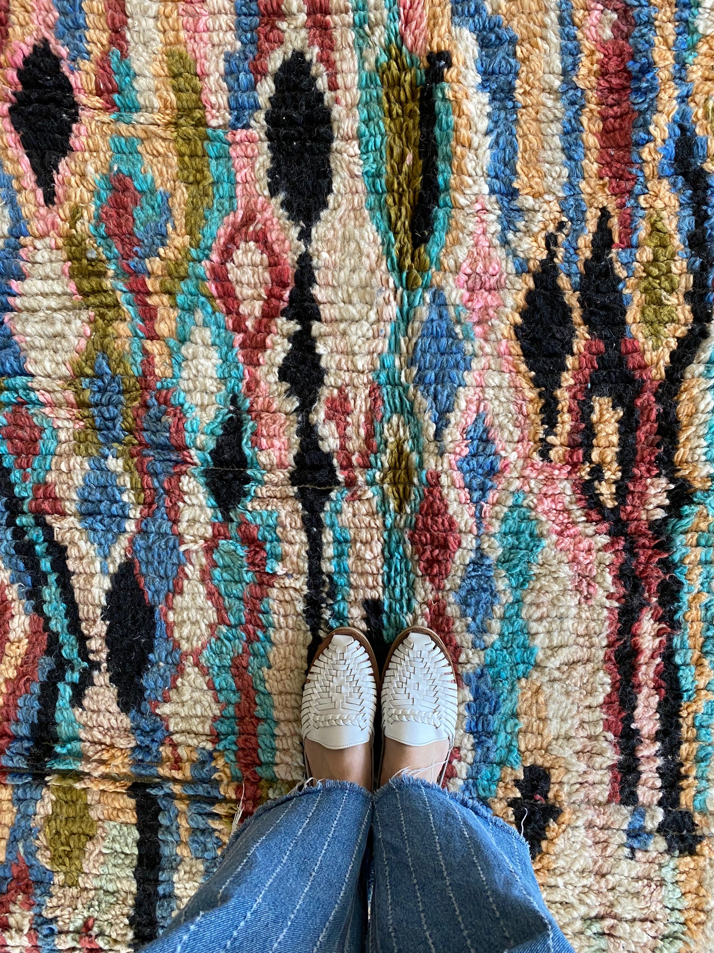Boujaad Moroccan Colorful Rug (1273) 299x197 - Go with the Flow