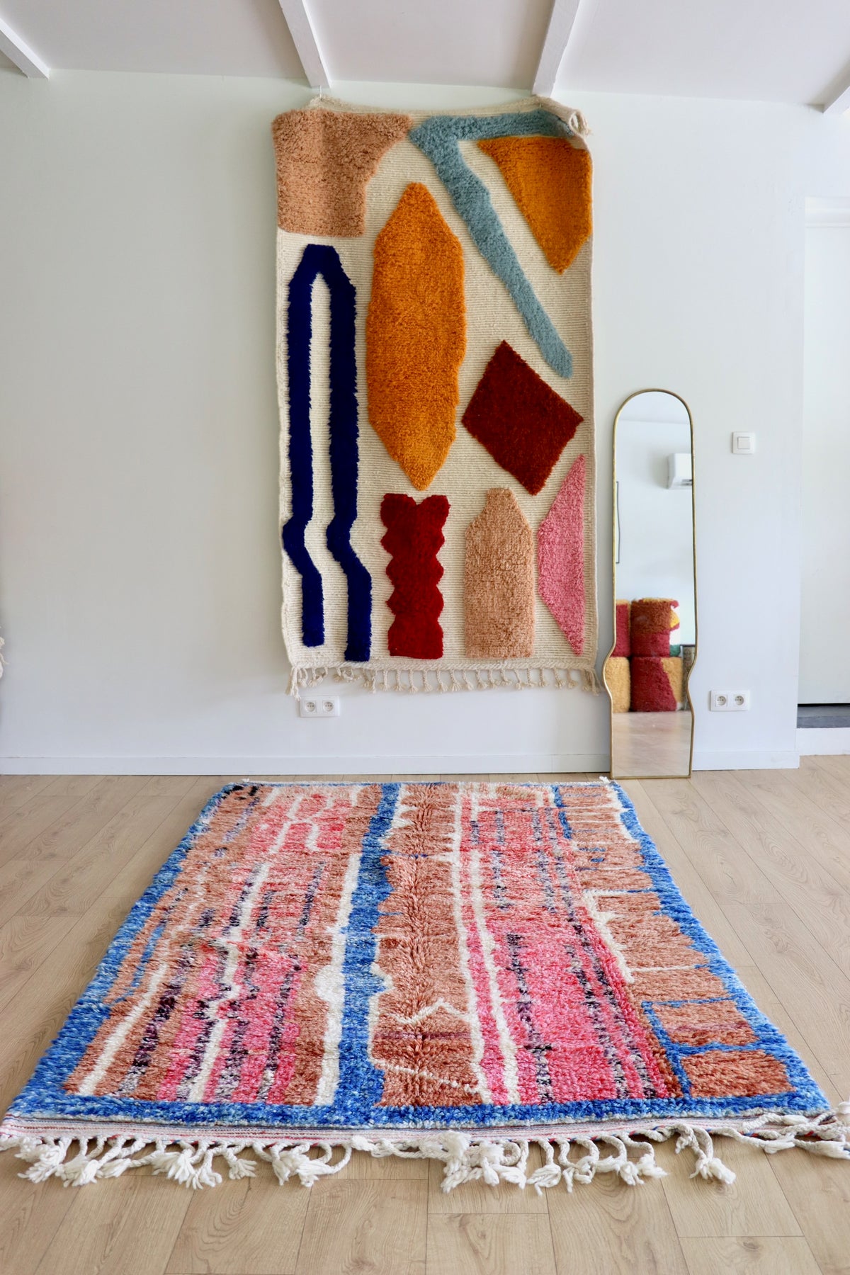 Beni Ouarain Moroccan Colorful Rug (1248) 240x150cm - Japan