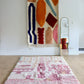 Beni Ouarain Moroccan Colorful Rug (1217) 242x153cm - Sugar