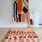 Beni Ouarain Marokkaans kleurrijk tapijt (1218) 251x152cm - The Road Ahead