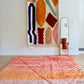 Beni Ouarain Moroccan Colorful Rug (1234) 300x210cm - Sunset
