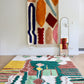 Tree of Colors Design Berber Rug (1229) 287x200cm - Emerald