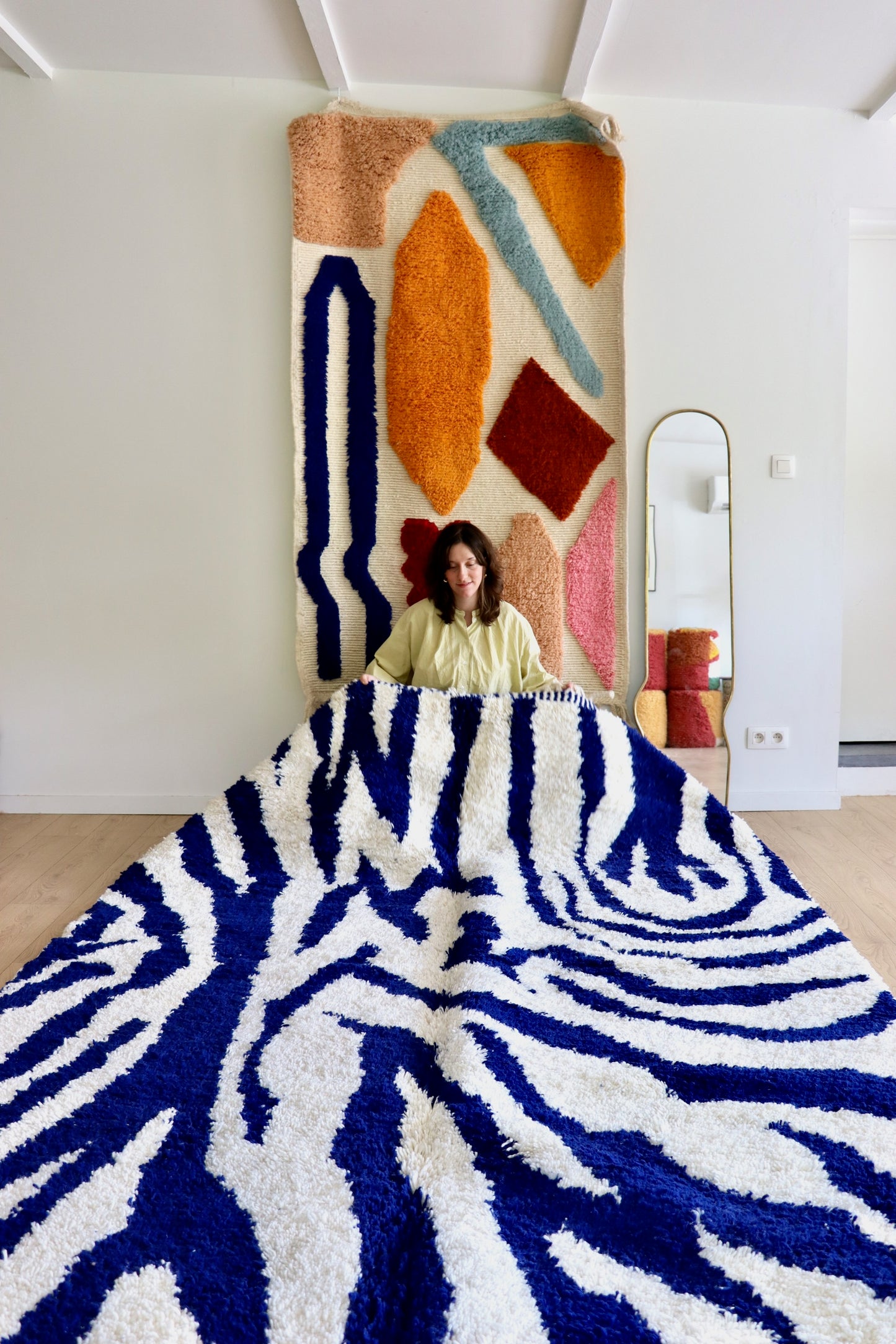 Tree of Colors Design Berber Rug (1230) 293x210cm - Whirl