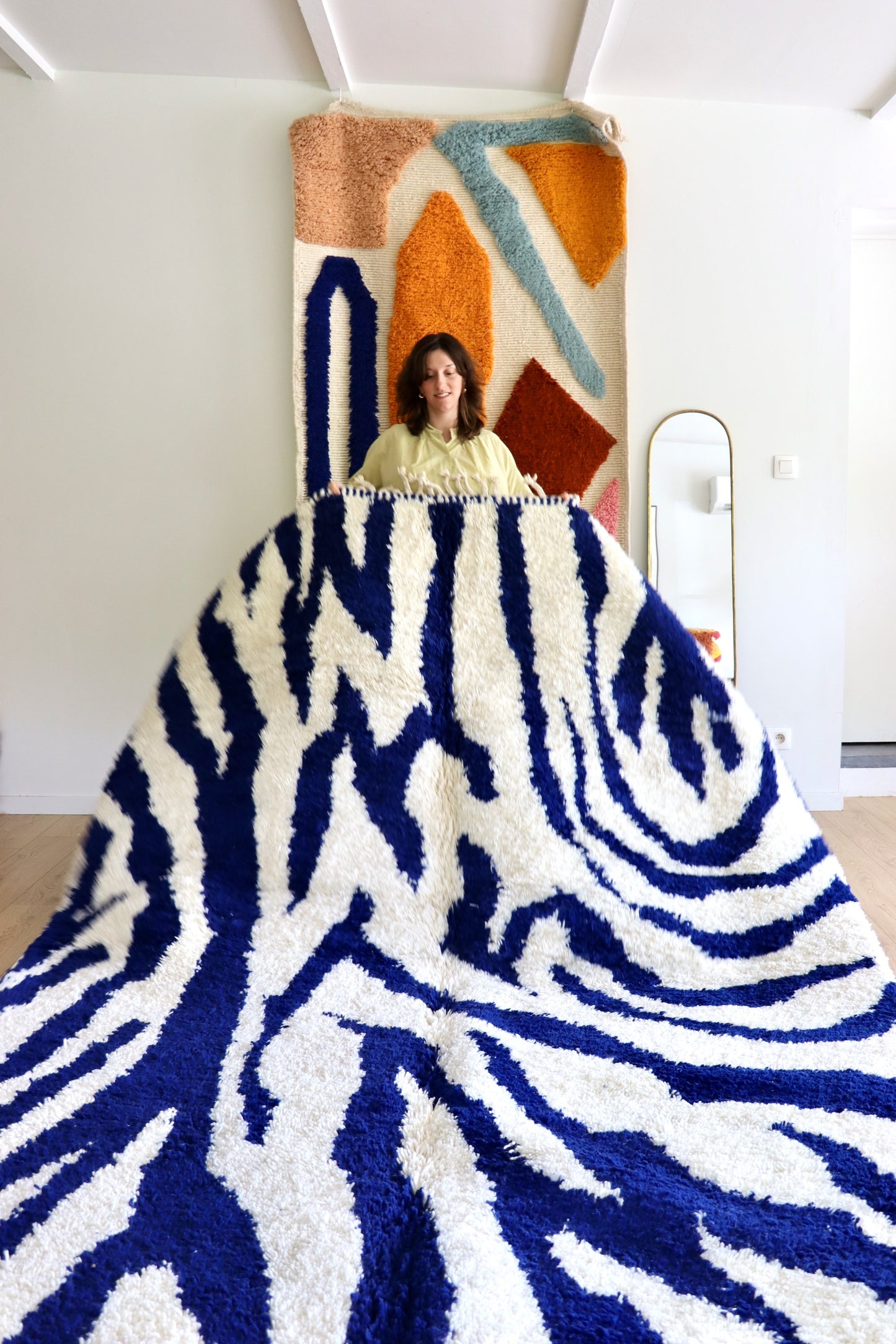 Tree of Colors Design Berber Rug (1230) 293x210cm - Whirl