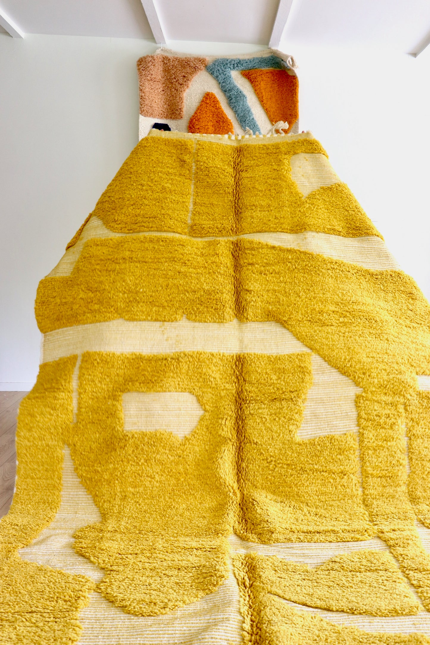 Beni Ouarain Moroccan Colorful Rug (1224) 301x202cm - Rainbow & Sunshine