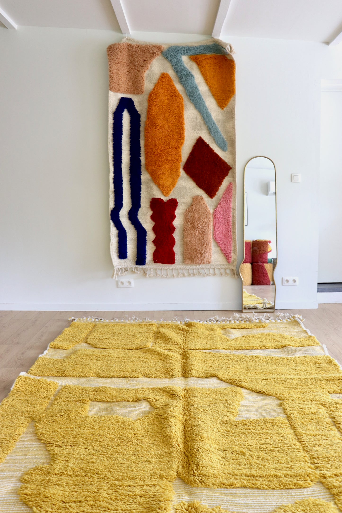 Beni Ouarain Moroccan Colorful Rug (1224) 301x202cm - Rainbow & Sunshine