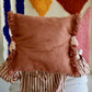 Moroccan Wool Cushions with tassels - Blue/Pink/Orange/Butter Yellow/Terracotta