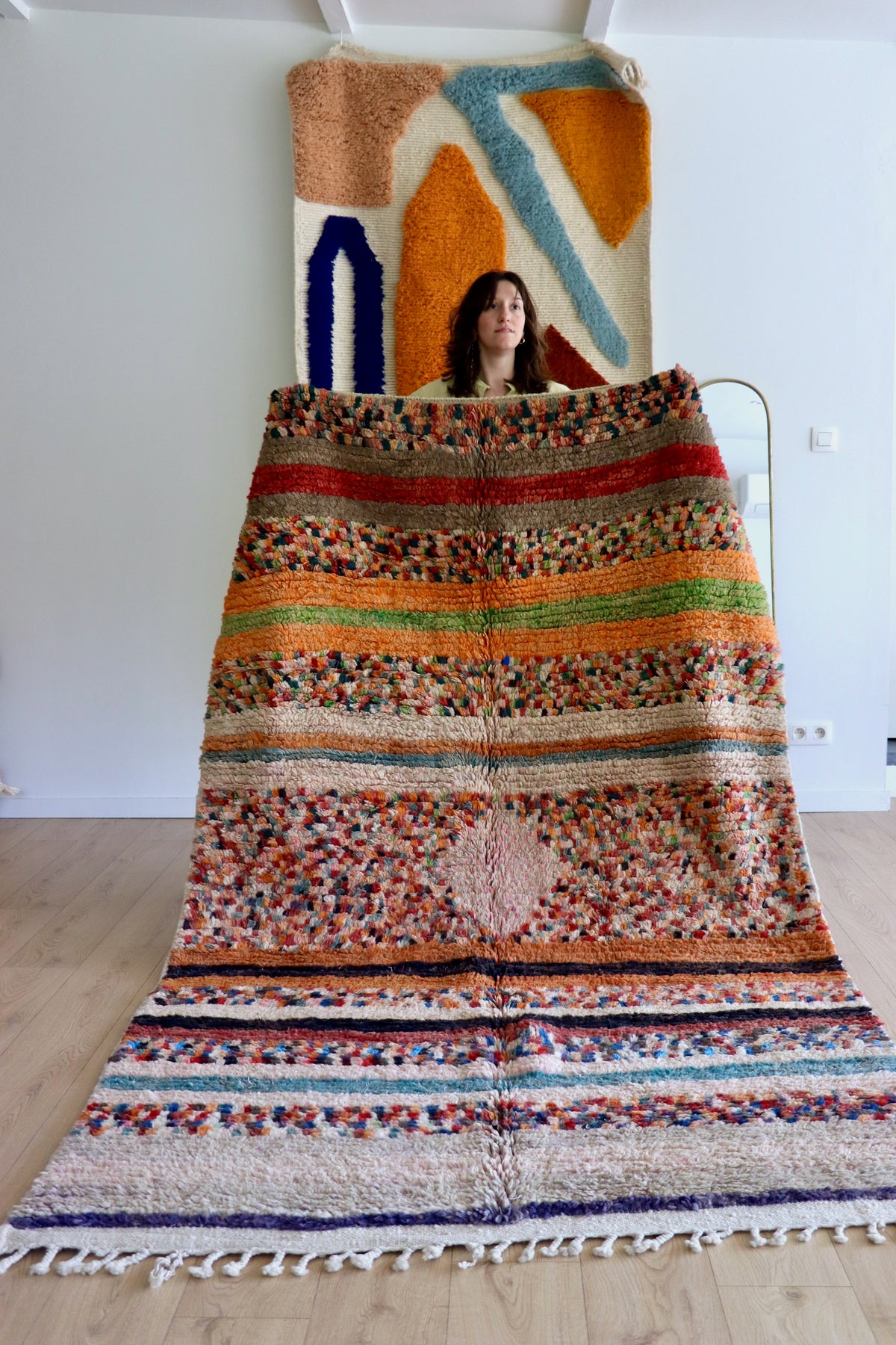 Boujaad Moroccan Colorful Rug (1264) 266x160 - Edmund