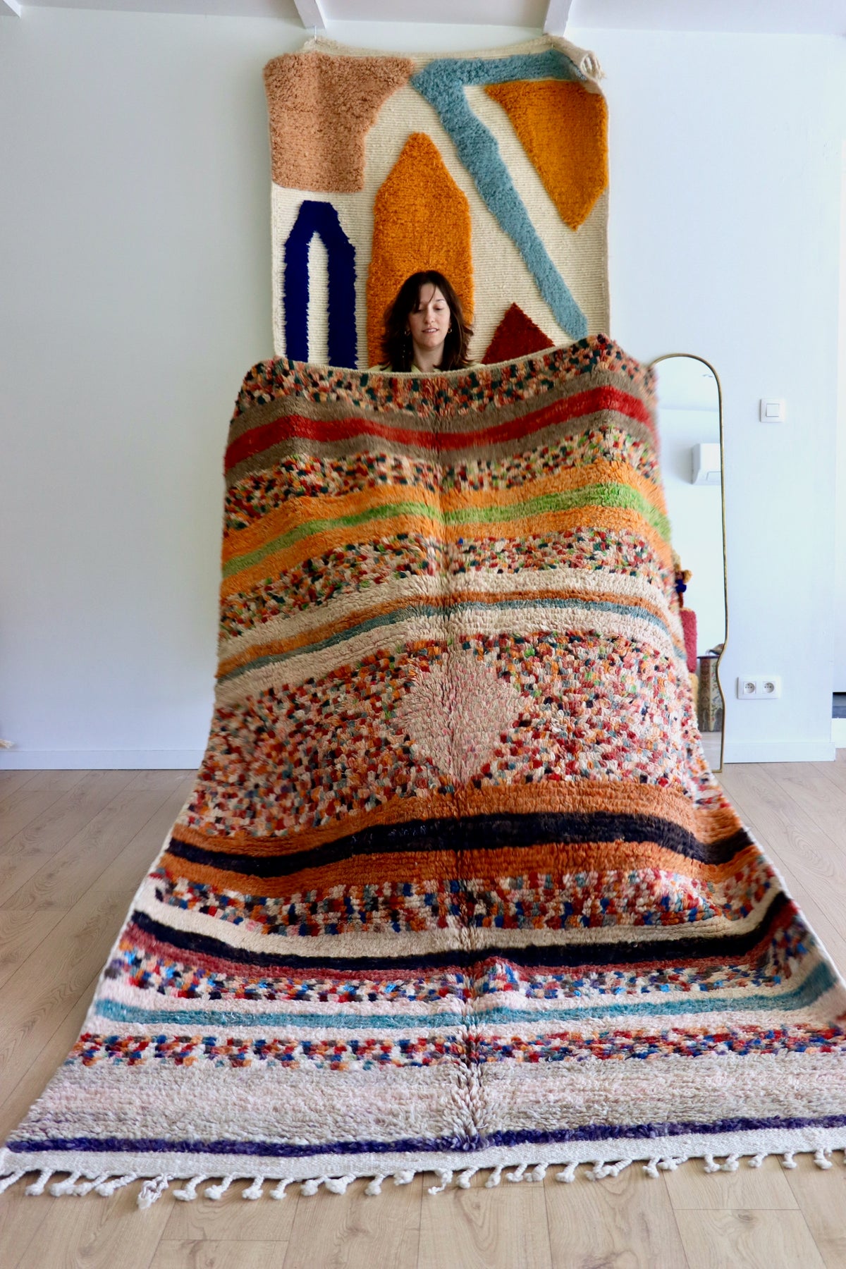 Boujaad Moroccan Colorful Rug (1264) 266x160 - Edmund
