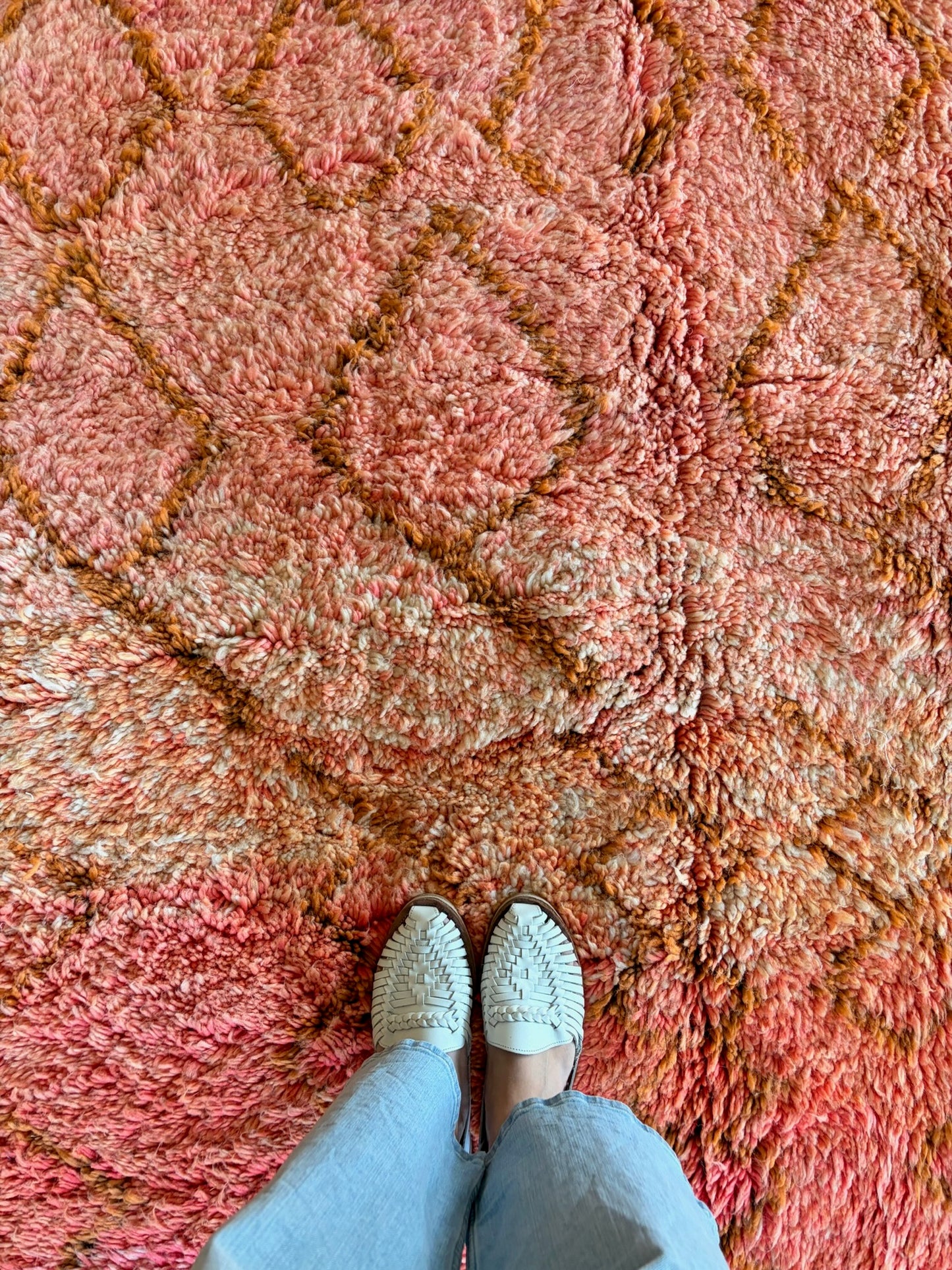 Beni Ouarain Moroccan Colorful Rug (1240) 310x210cm - Ouarzazate