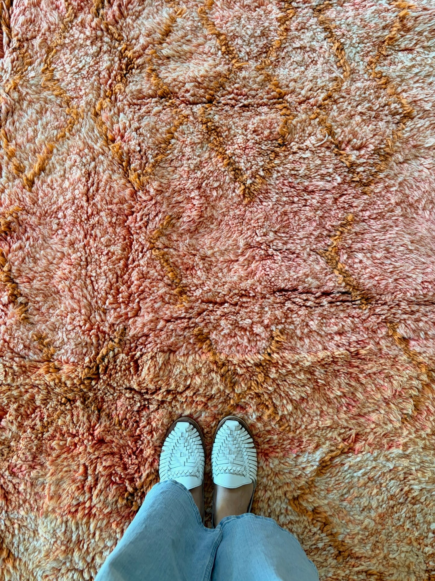 Beni Ouarain Moroccan Colorful Rug (1240) 310x210cm - Ouarzazate