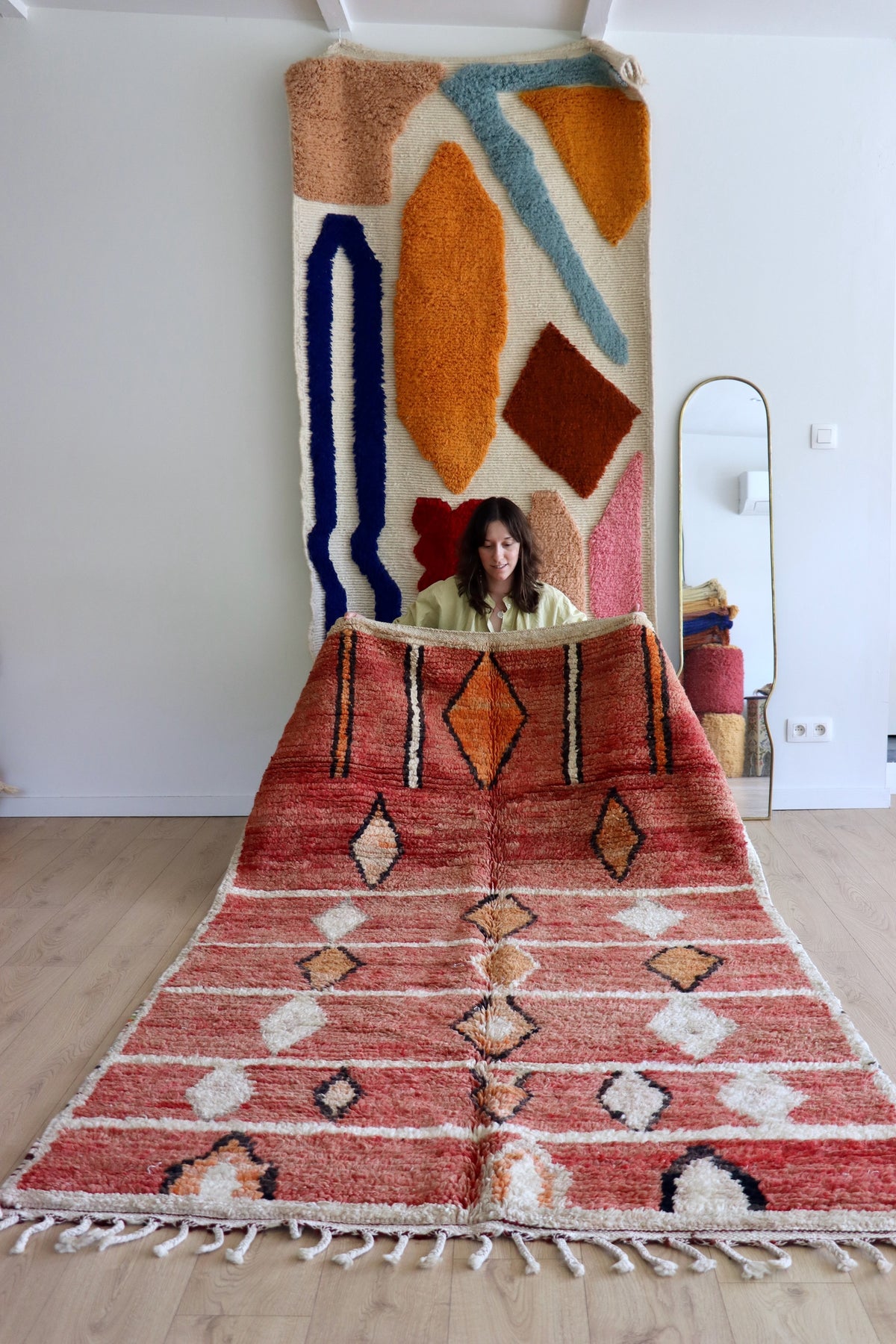 Tapis Boujaad coloré (1266) 249x149 - Terra