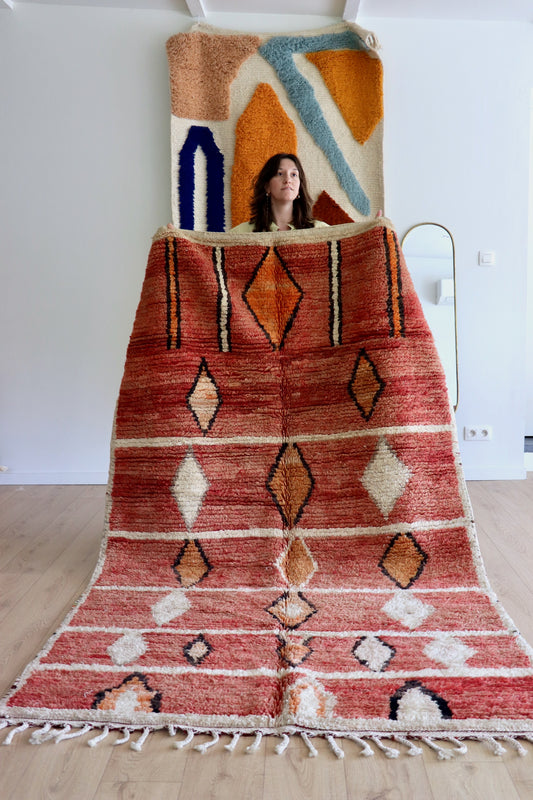 Boujaad Moroccan Colorful Rug (1266) 249x149 - Terra