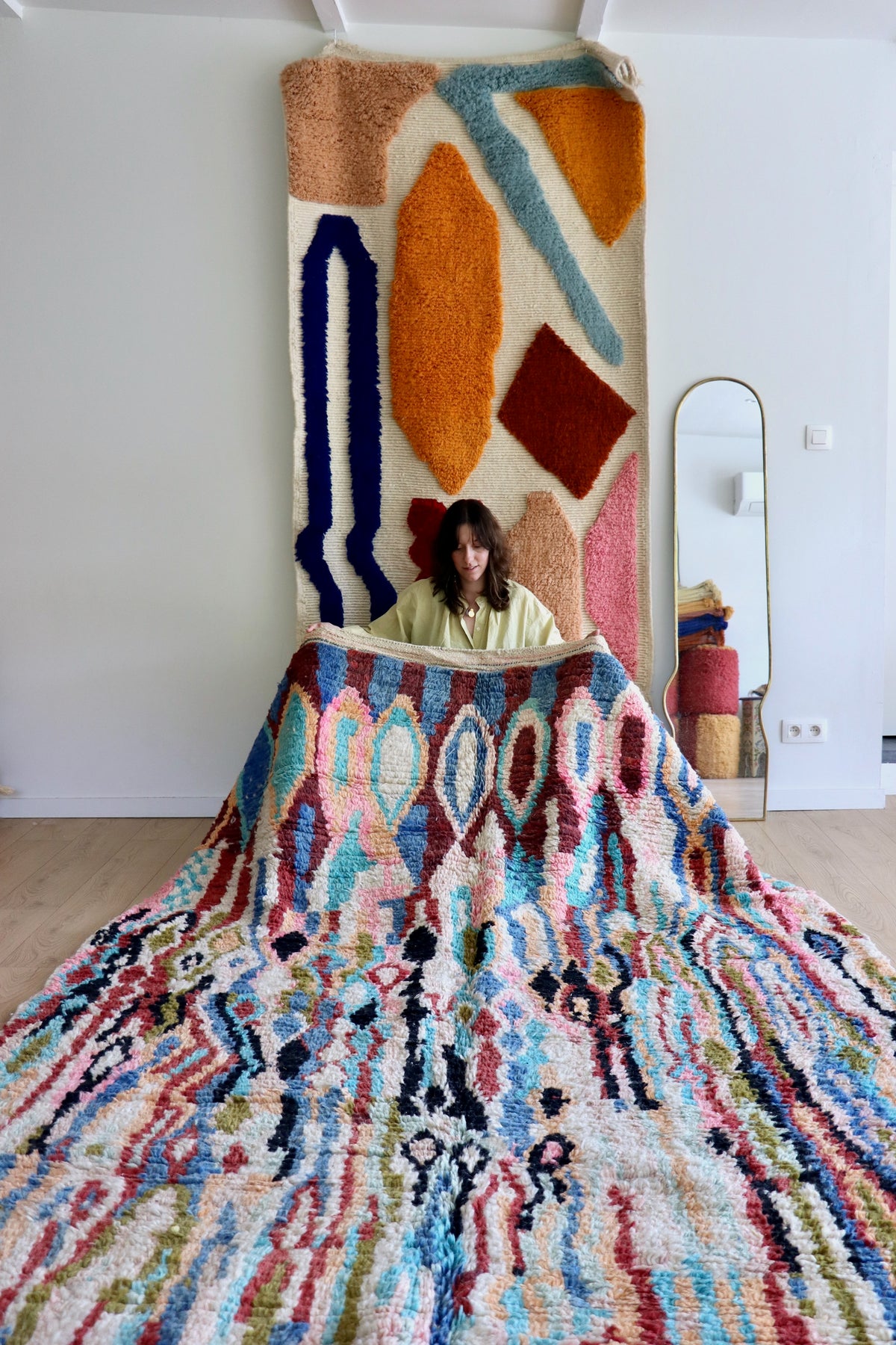 Boujaad Moroccan Colorful Rug (1273) 299x197 - Go with the Flow