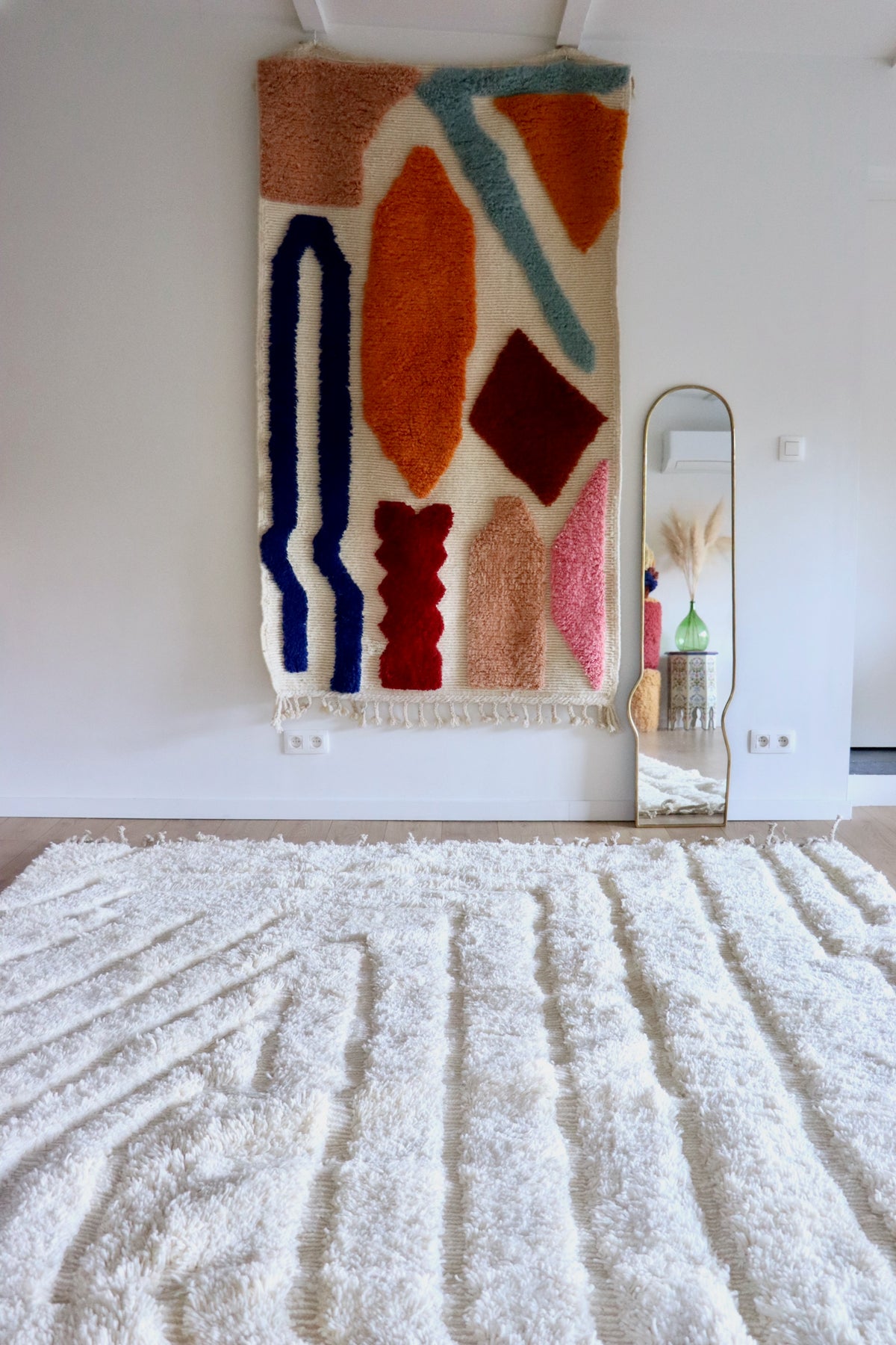 Beni Ouarain Moroccan Rug (1307) 340x243cm - The White Mountain