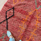 Boujaad Moroccan Colorful Rug (1208) 255x170 - Red Earth