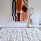 Tapis Beni Ouarain blanc (1306) 342x246cm - Number 2