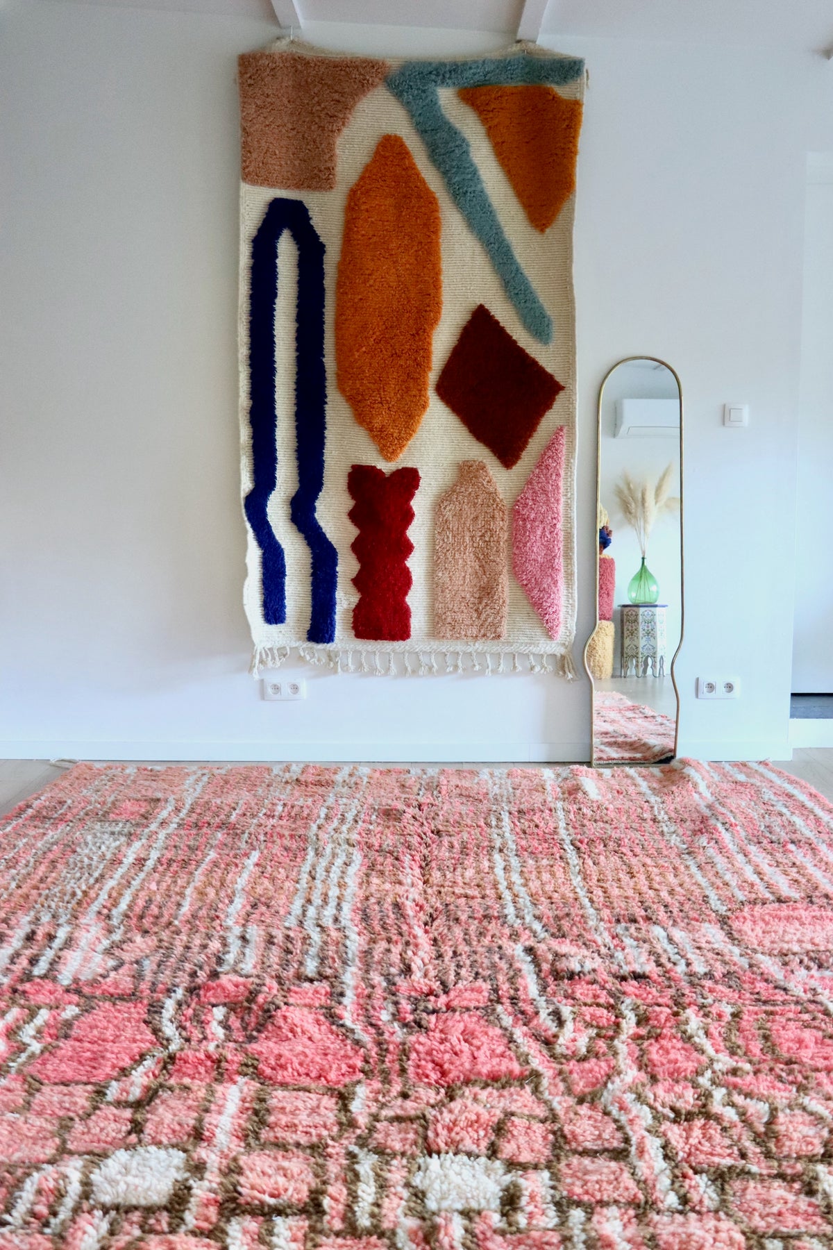 Beni Ouarain Moroccan Colorful Rug (1308) 318x274cm - Shooting Stars