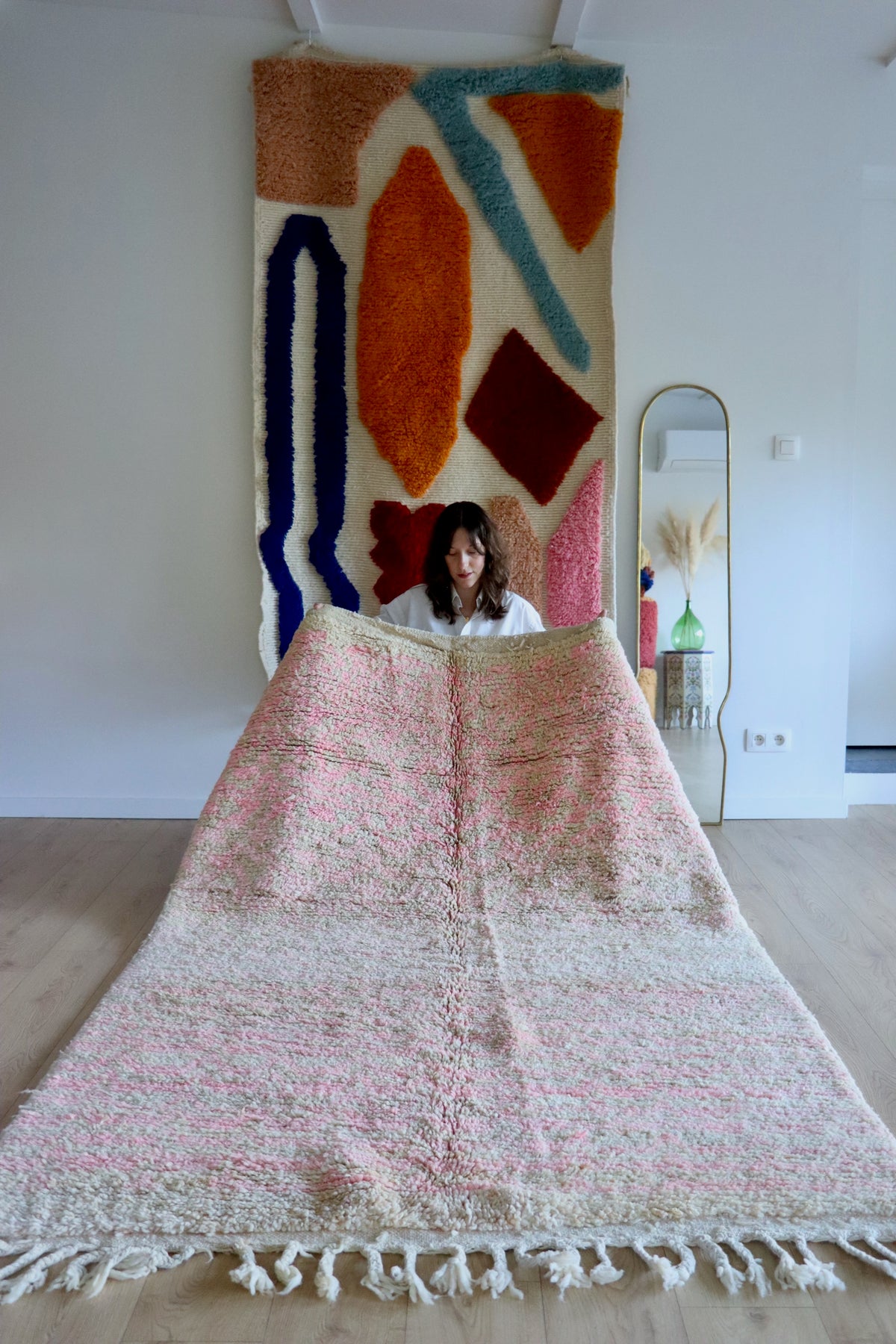 Boujaad Moroccan Colorful Rug (1271) 245x157 - Sweet Dreams
